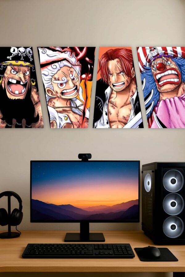 One Piece Yonko — Split Poster