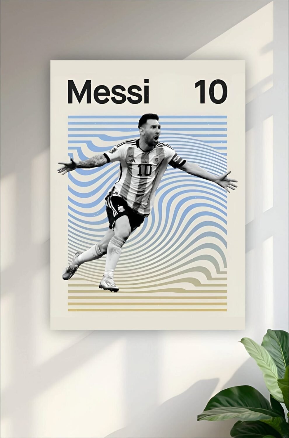 Messi Abstract Poster