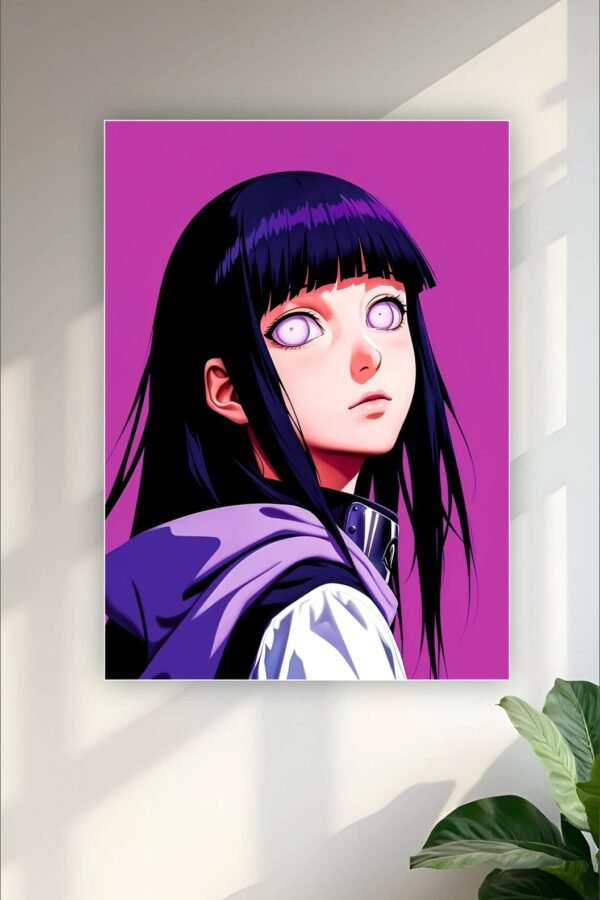 Hinata Illustration Poster