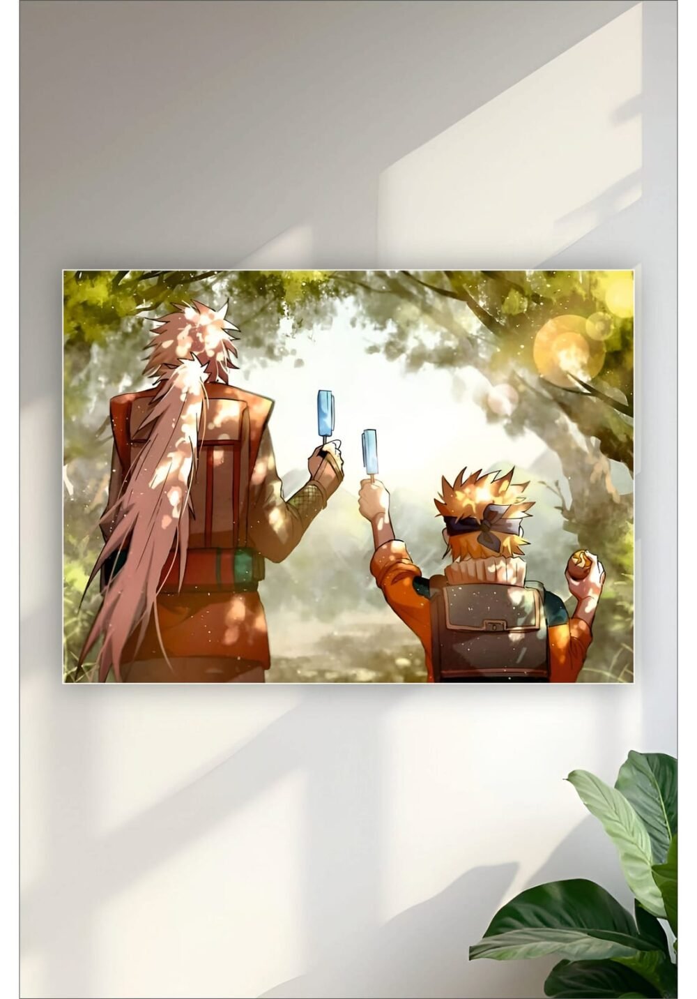 Jiraya and Naruto Poster #2