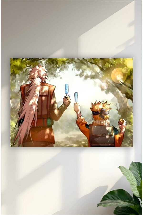 Jiraya and Naruto Poster #2