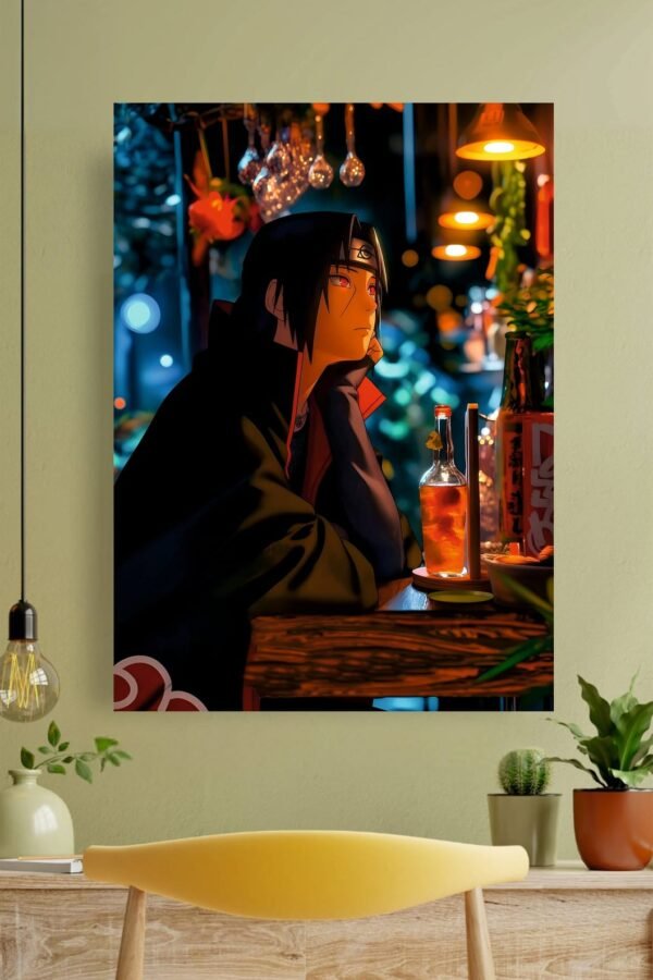 Itachi in Cafe Poster