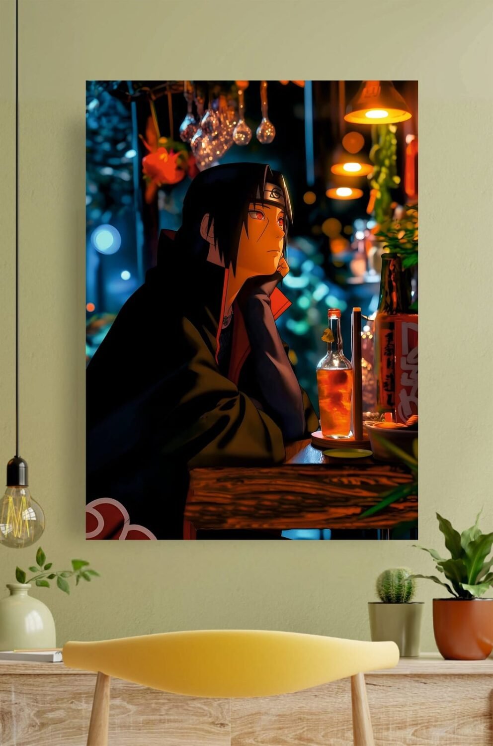 Itachi in Cafe Poster