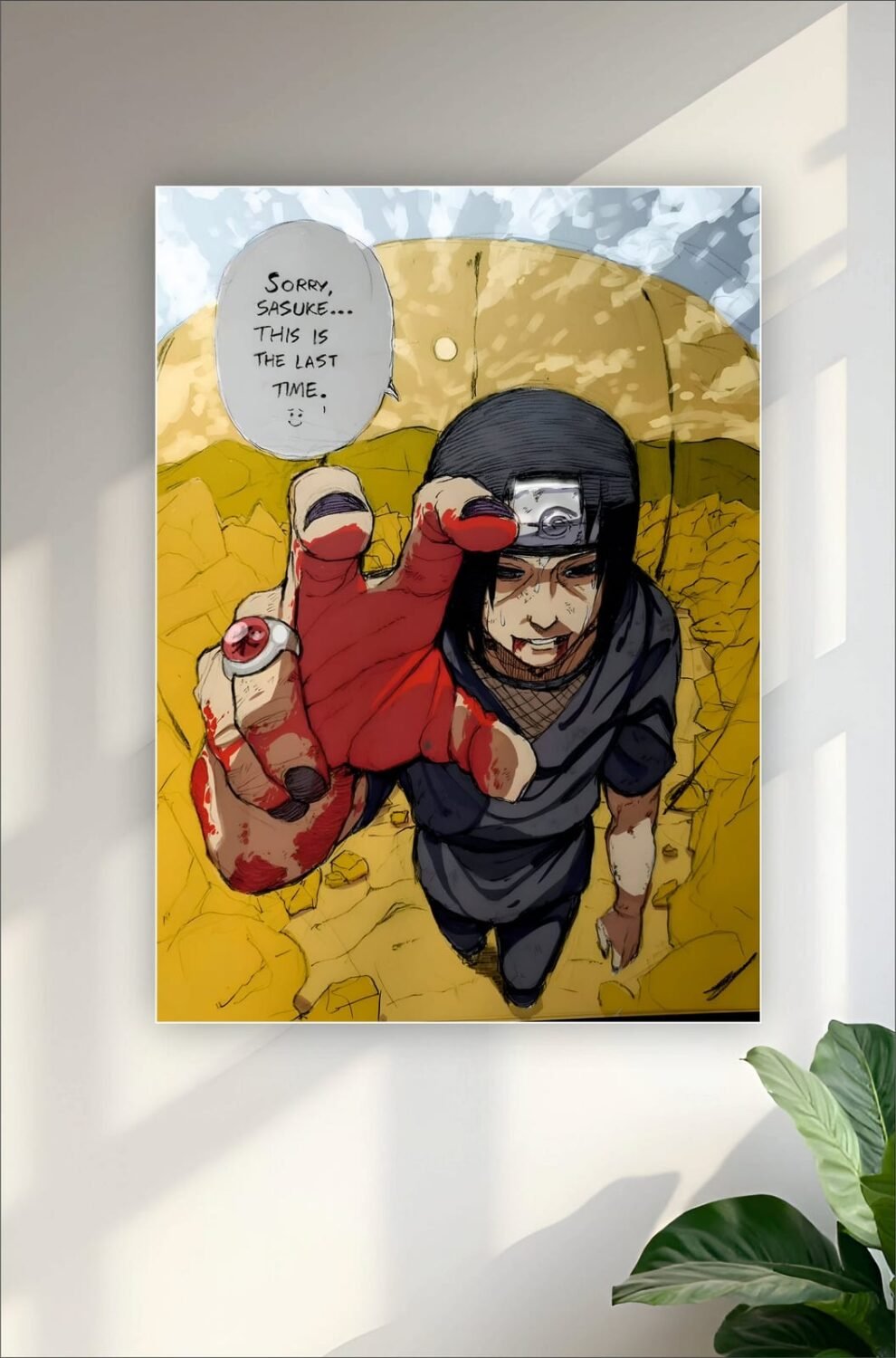 Itachi Final Moment Poster