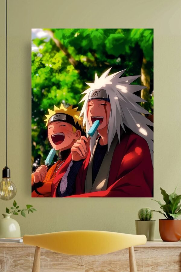 Naruto Jiraiya and Popsicle Poster