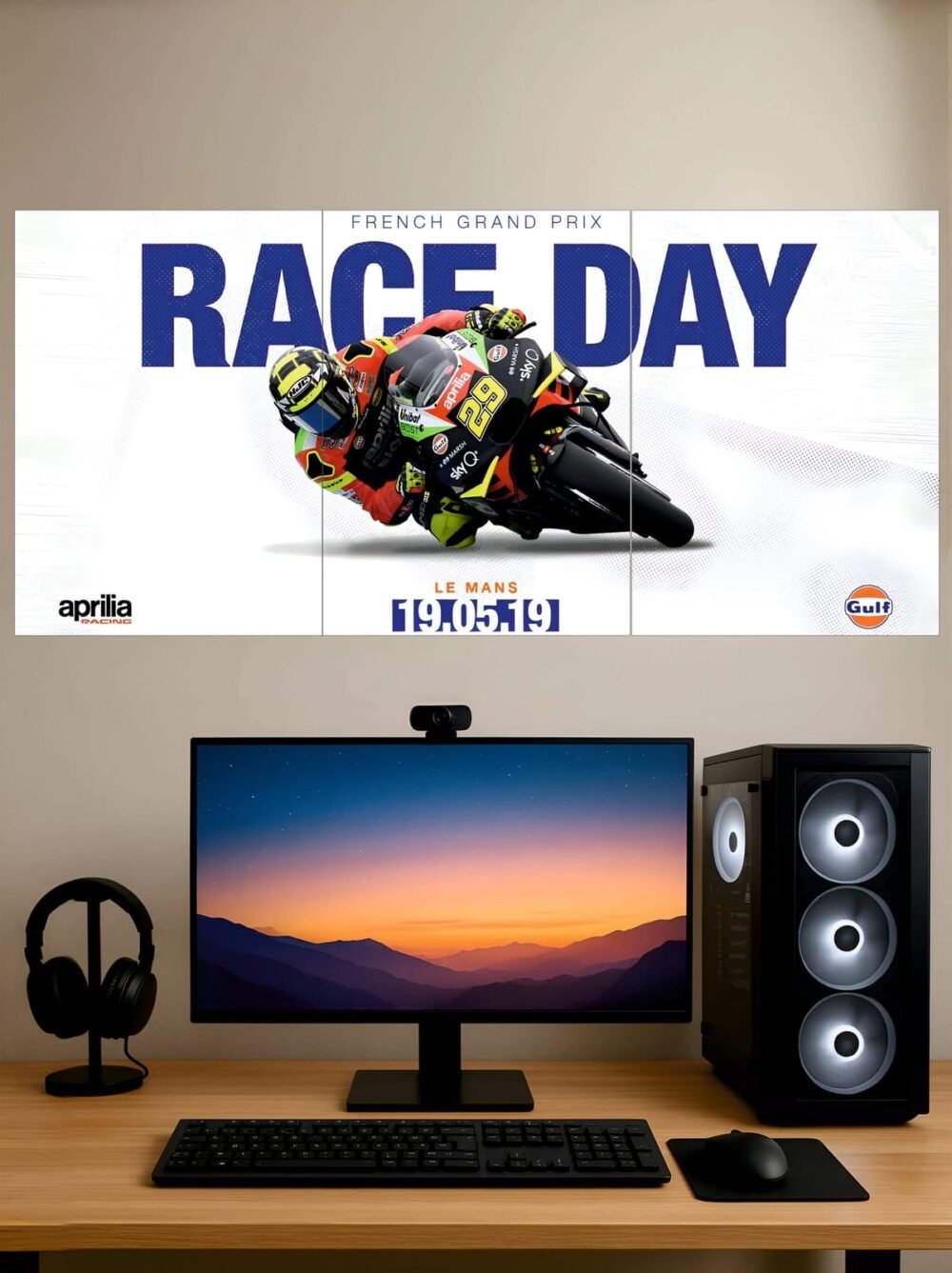 Aprilia Race Day — Split Poster