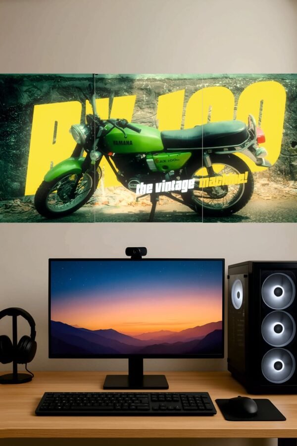 Yamaha RX 100 — Split Poster