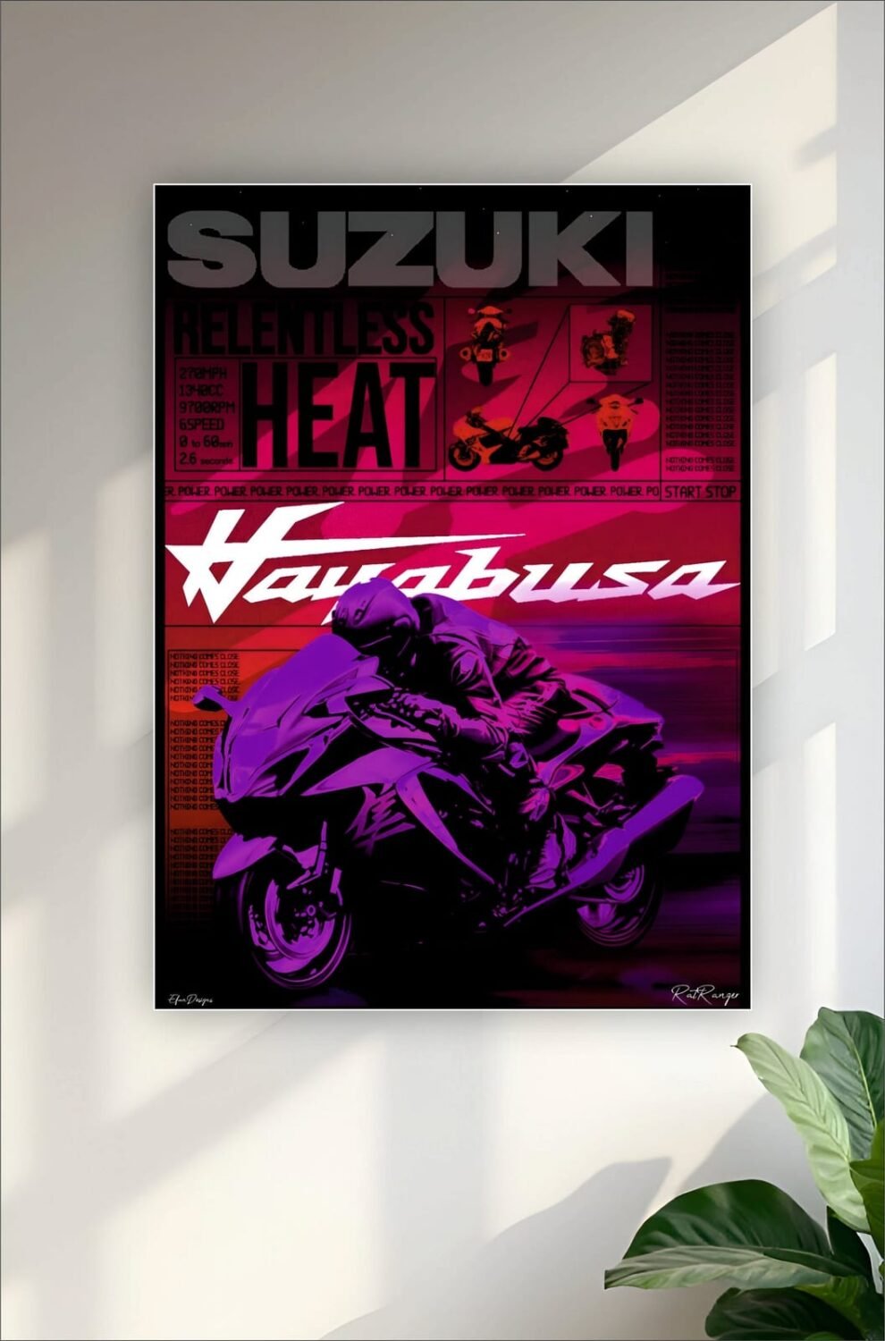 Suzuki Hayabusa Poster