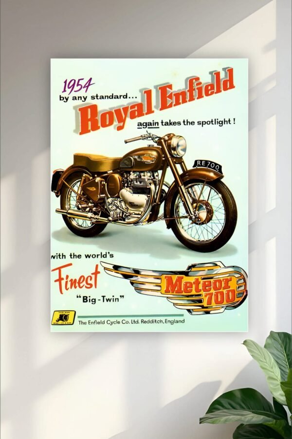 Royal Enfield Old Poster