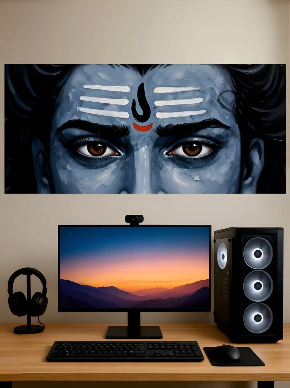 Shiv Ji Eyes — Split Poster