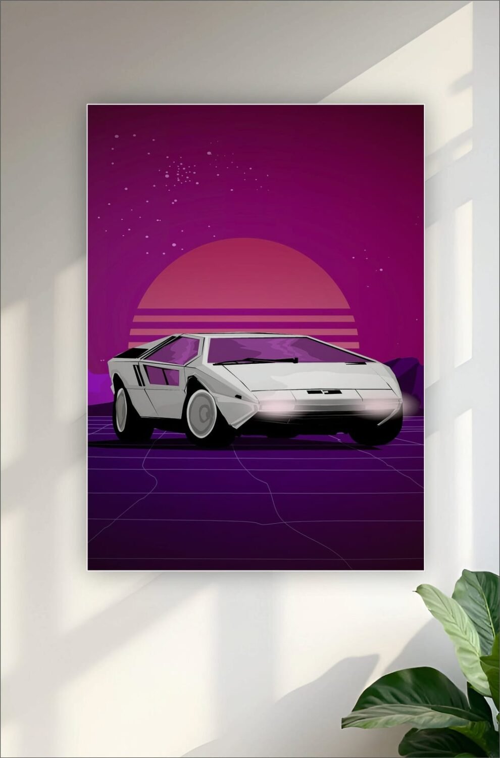 Retro Car Aesthetic Poster
