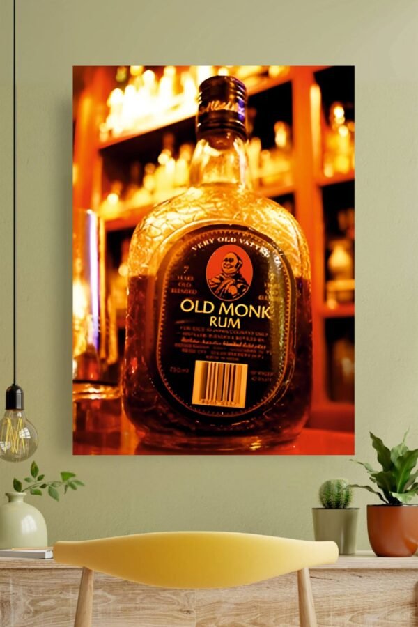 Old Monk Aesthetic Poster #2