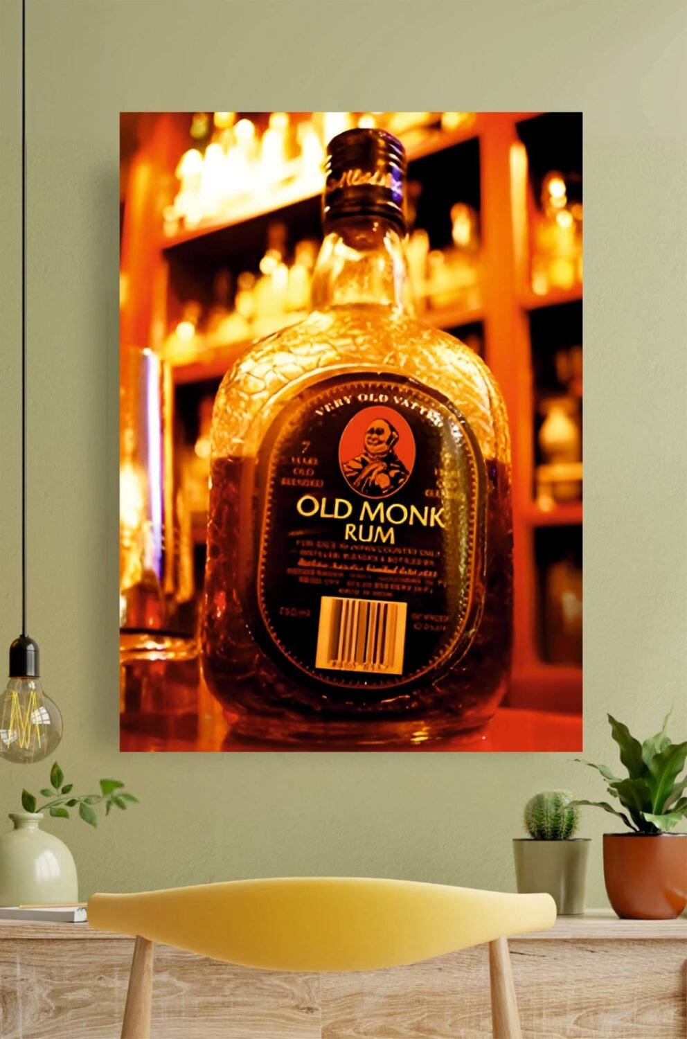 Old Monk Aesthetic Poster #2