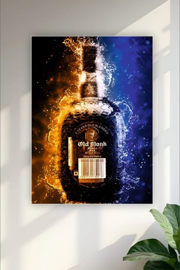 Old Monk Aesthetic Poster #3