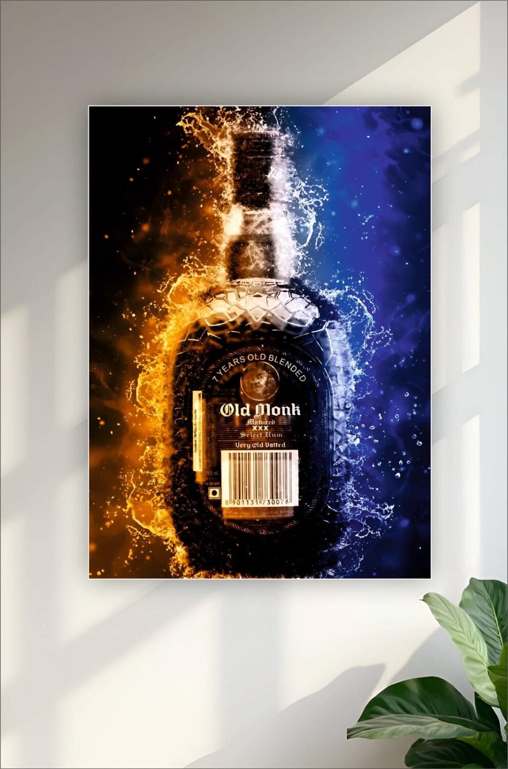 Old Monk Aesthetic Poster #3