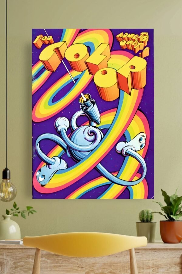 Retro Colour Aesthetic Poster