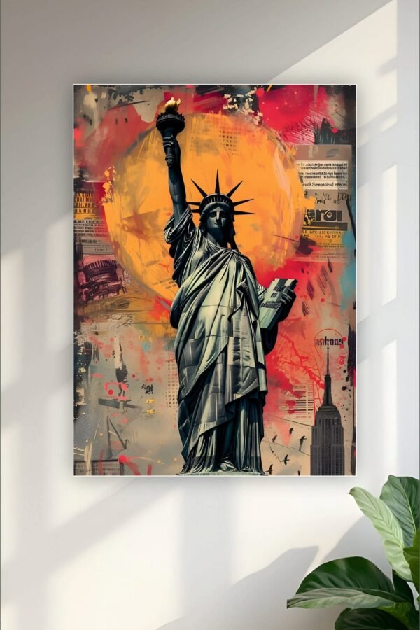 Statue of Liberty Aesthetic Poster