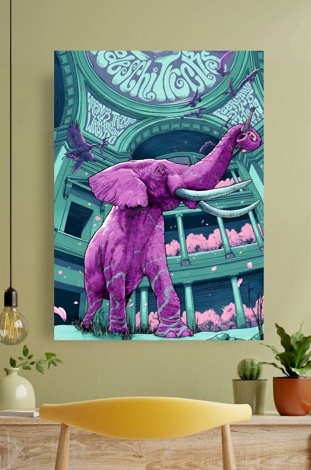 Elephant Aesthetic Poster