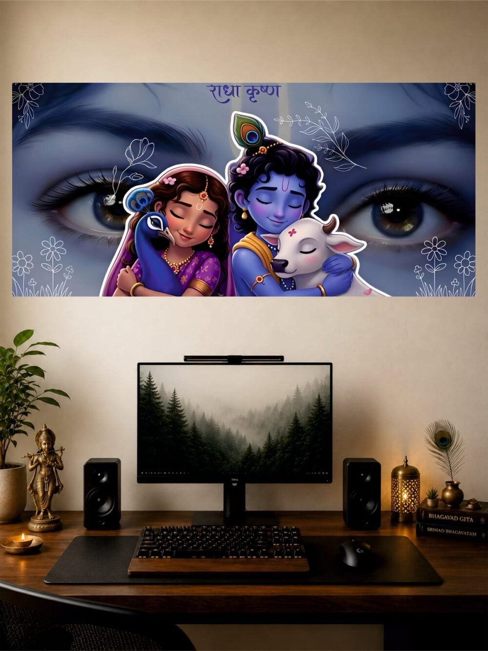 Krishna and Radha #1 — Split Poster