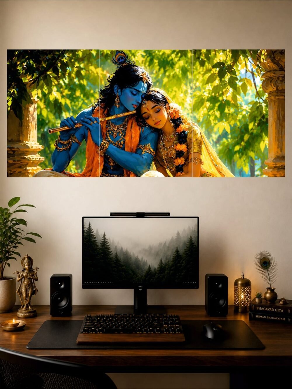 Krishna and Radha #2 — Split Poster